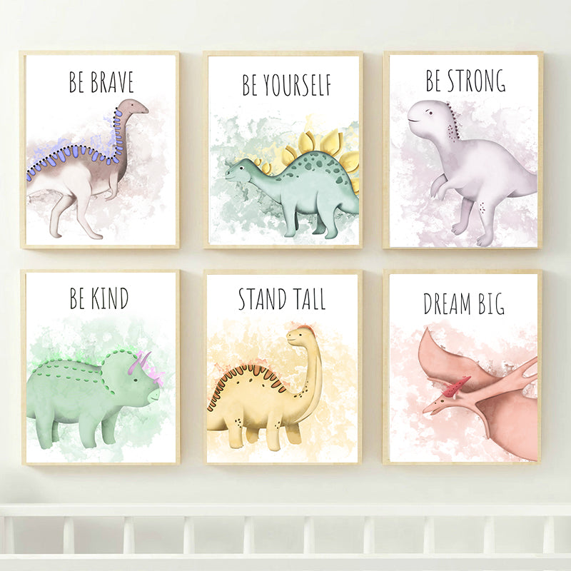 Inspire Dinosaur Prints, Watercolour