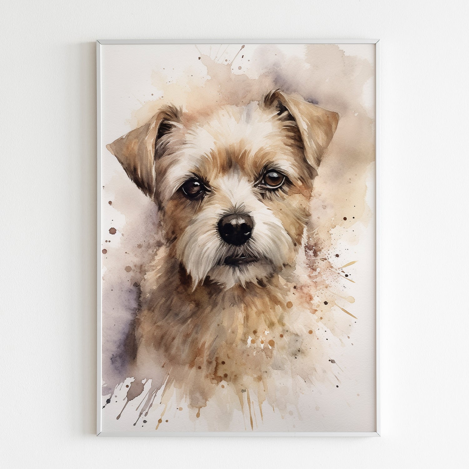 Customisable Pet Portrait in Watercolor - Timeless Souvenir