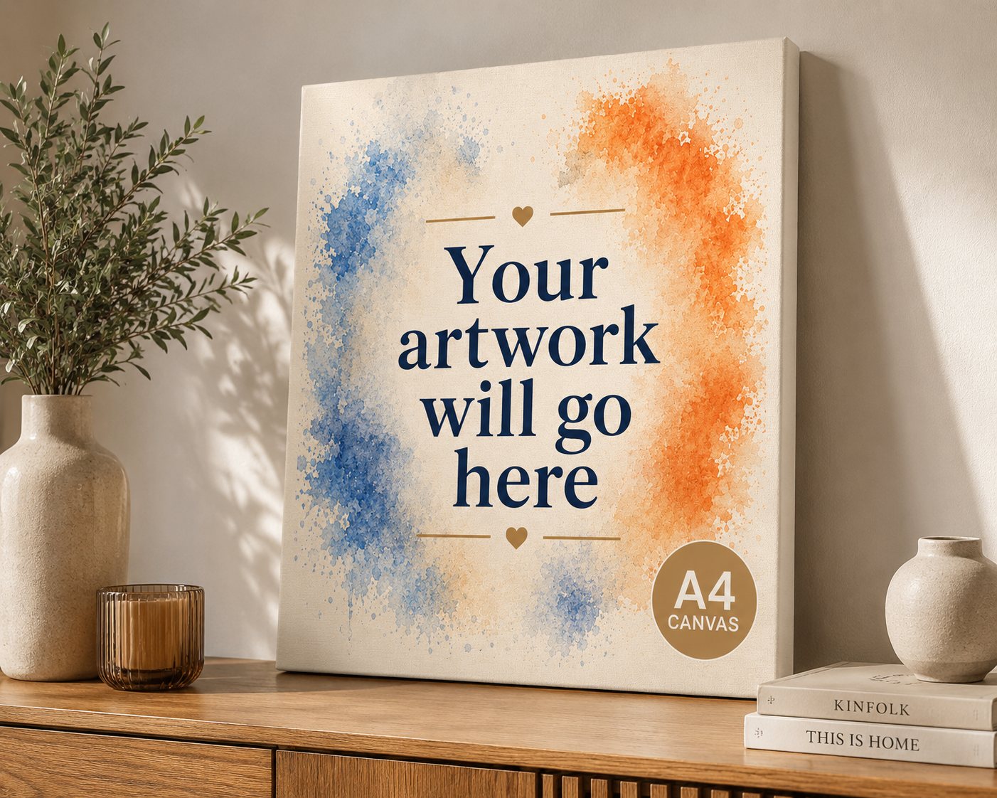 A4 Canvas Watercolour