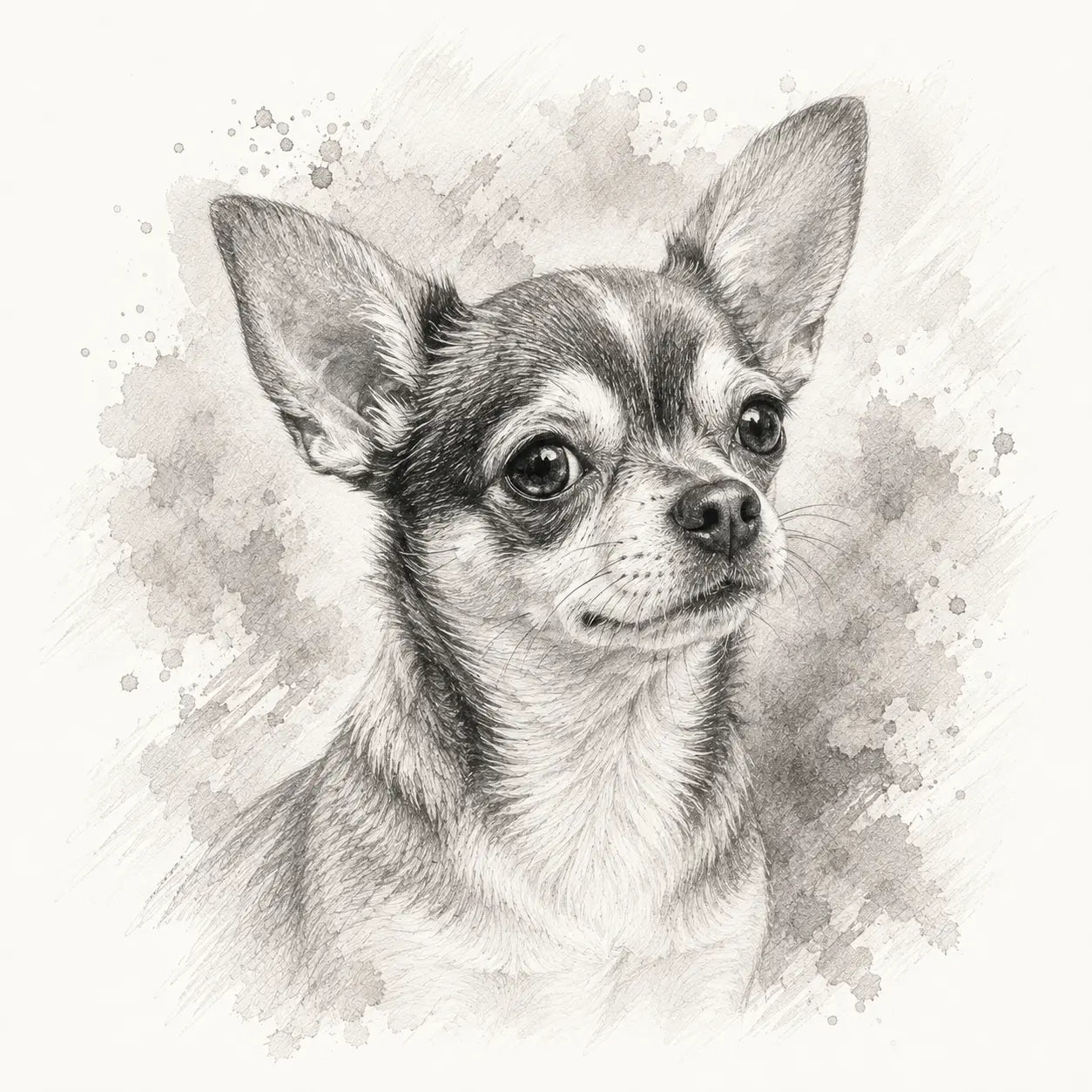 Custom Dog Minimalist Pencil Portrait from Photo Personalised Pet Sketch Wall Art