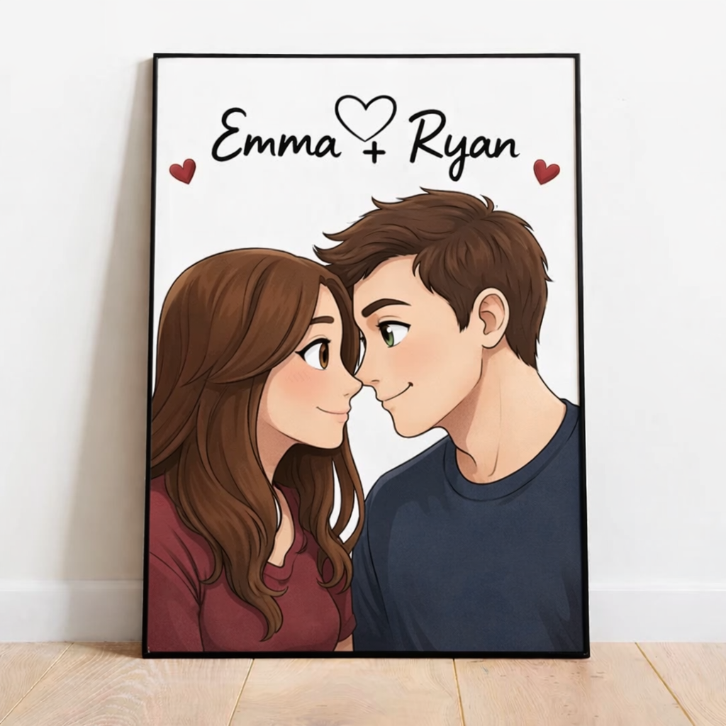 Custom Disney Couples Portrait