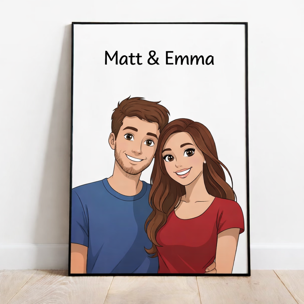 Custom Disney Couples Portrait