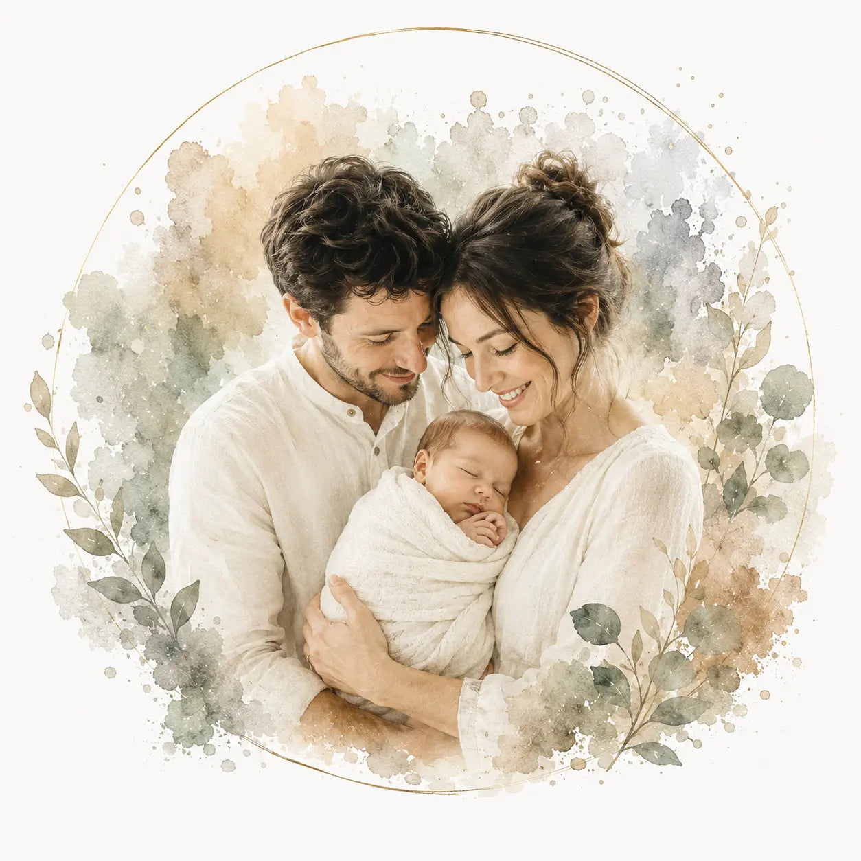 Minimalist Welcome Portrait from Photo Personalised Family Entrance Wall Art