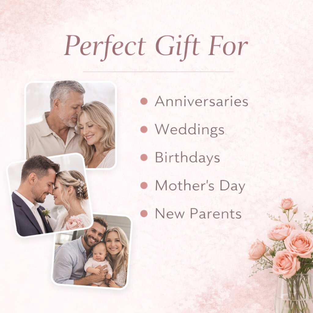 Family + Pets Watercolour Portrait – Custom Family and Pet Portrait from Photo