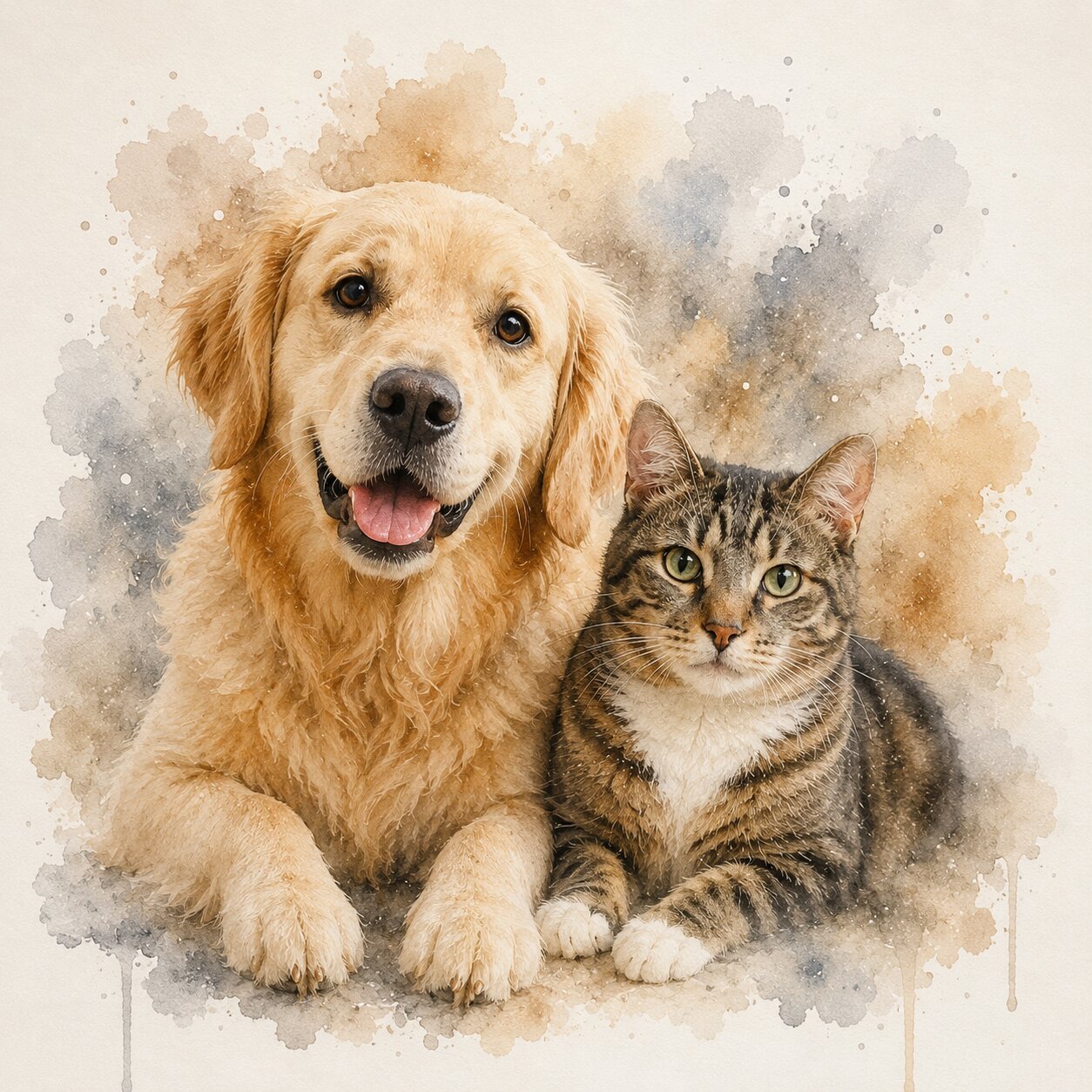 Minimalist Custom Pet Portrait from Photo Personalised Dog Cat Lover Gift Wall Art