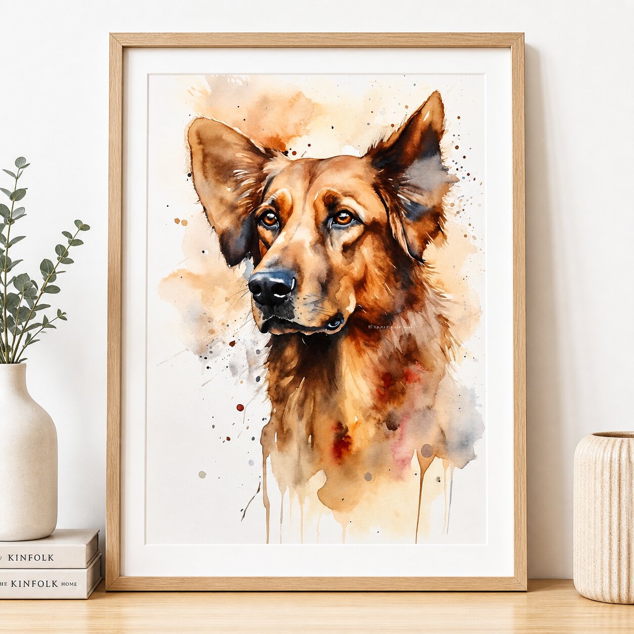Custom Pet Portrait in Watercolour - Unique Gift Idea