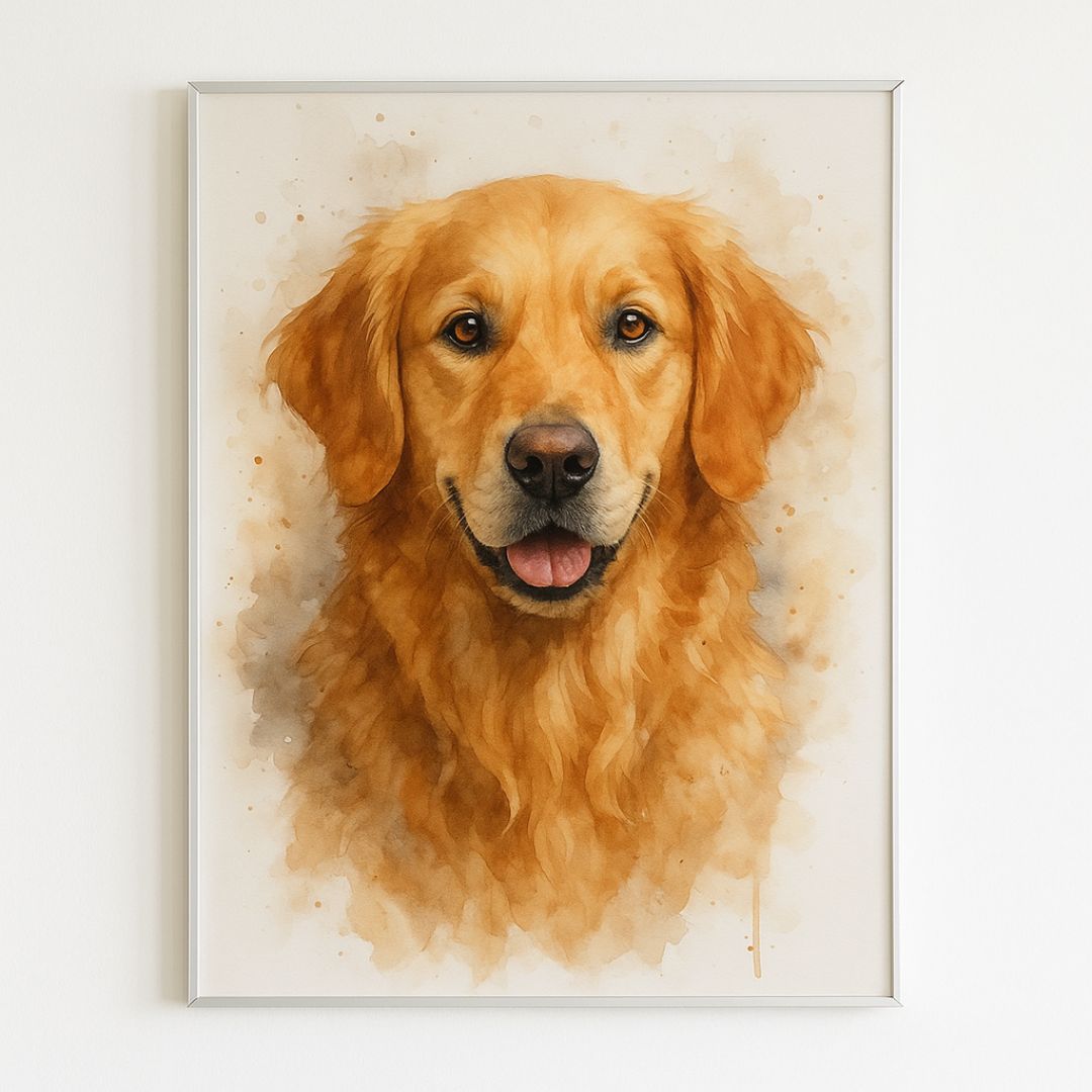Custom Pet Keepsake Portrait