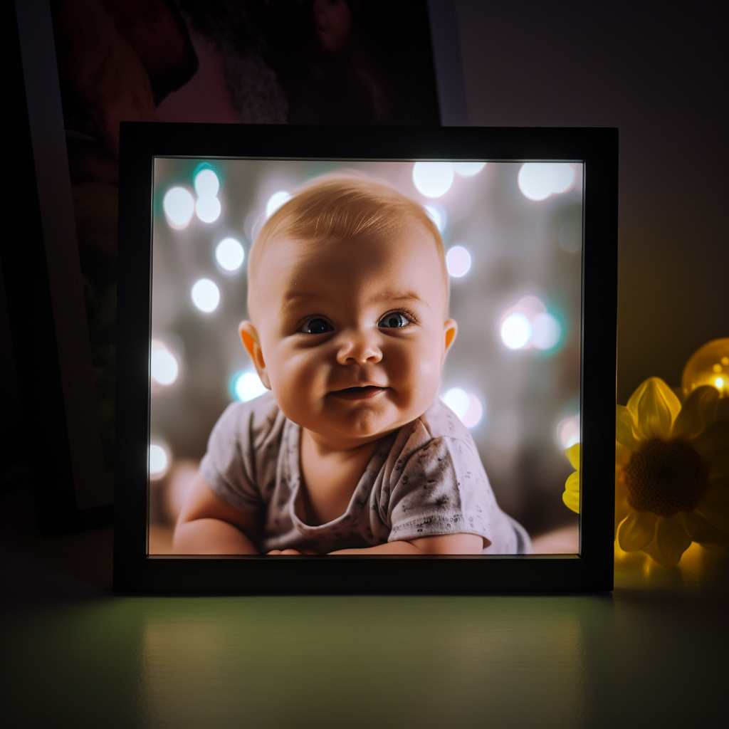 Personalised Art LED Light-Up Frame From Your Photo