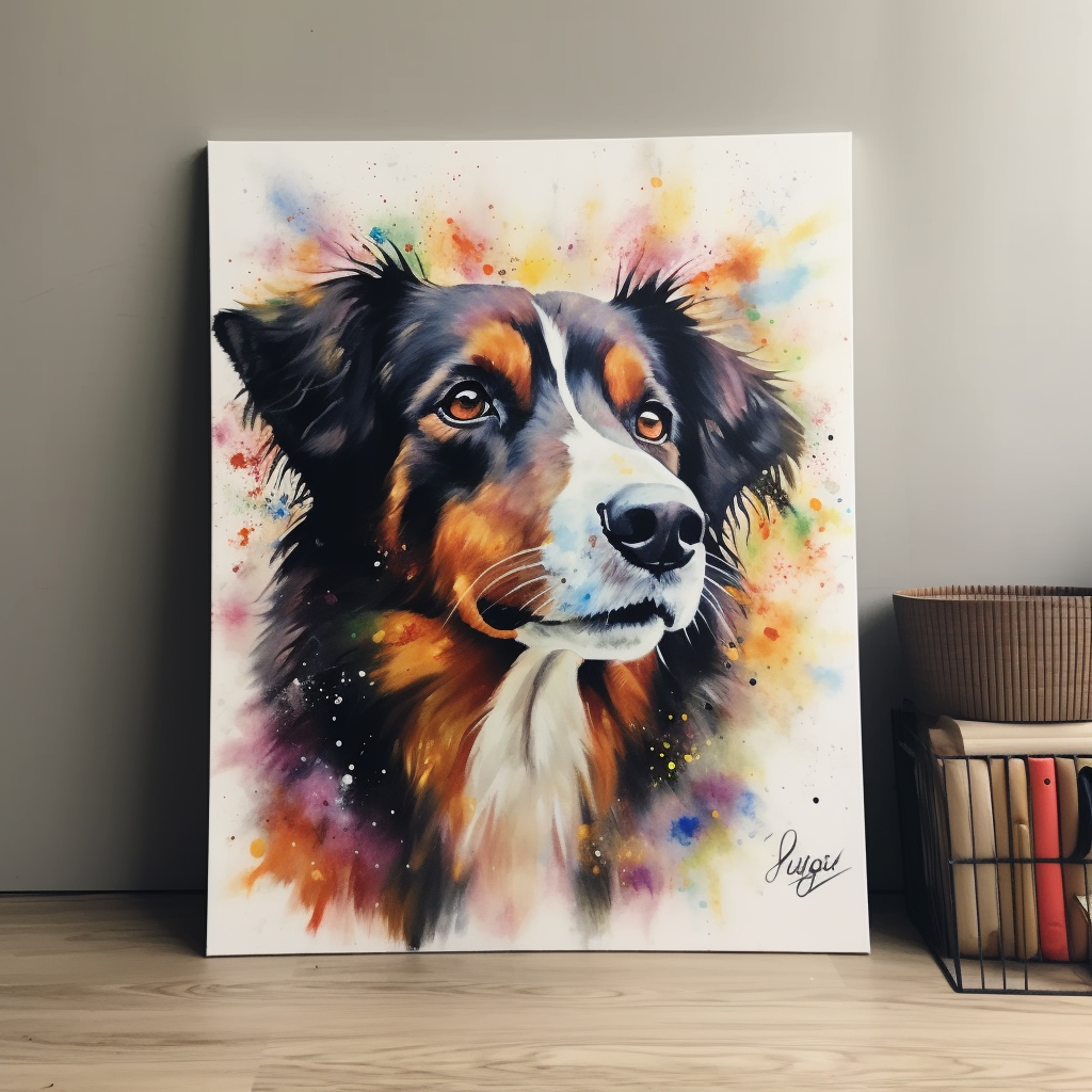 Signature Series Custom Pet Watercolour Portraits