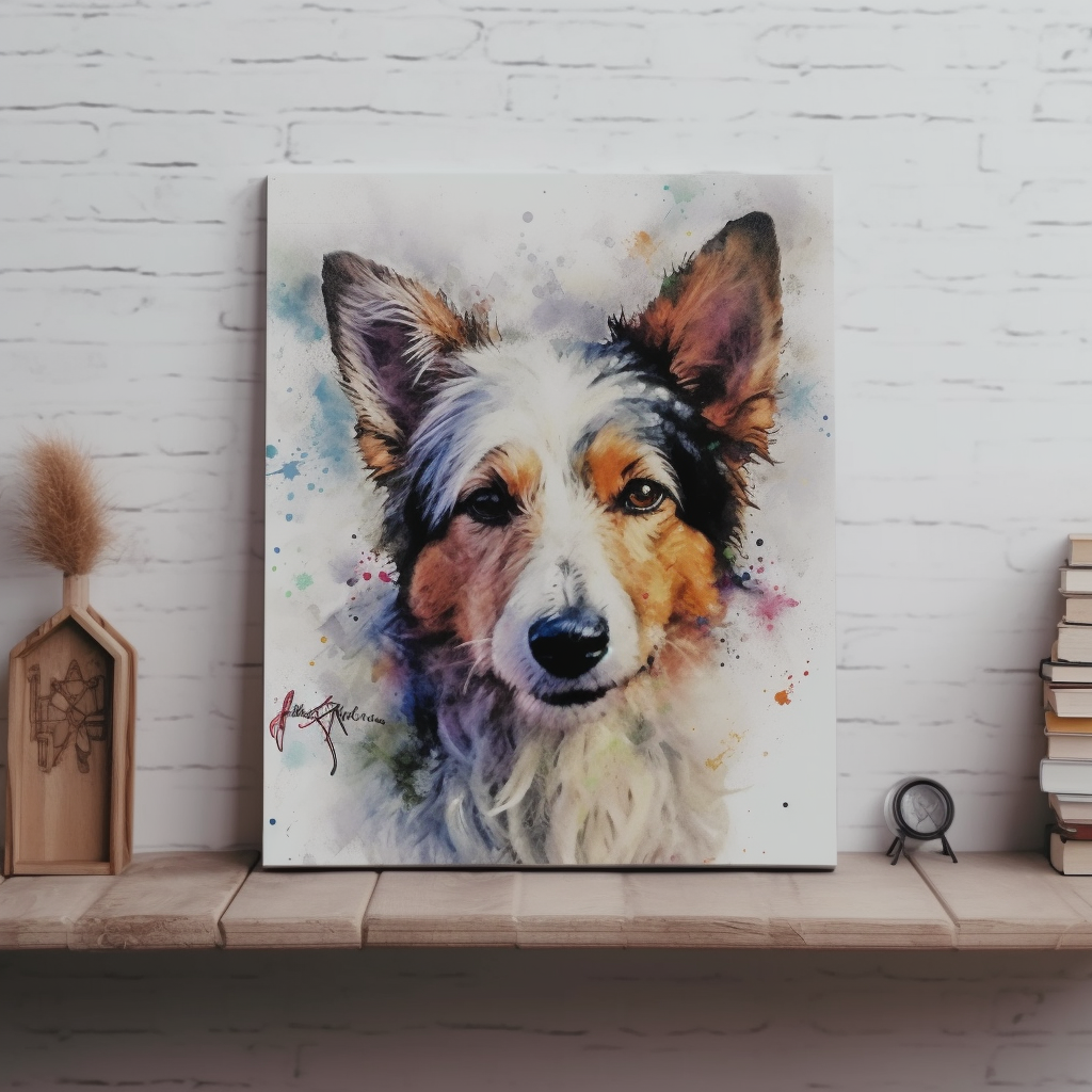 Signature Series Custom Pet Watercolour Portraits