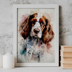 Customisable Pet Portrait in Watercolor - Timeless Souvenir