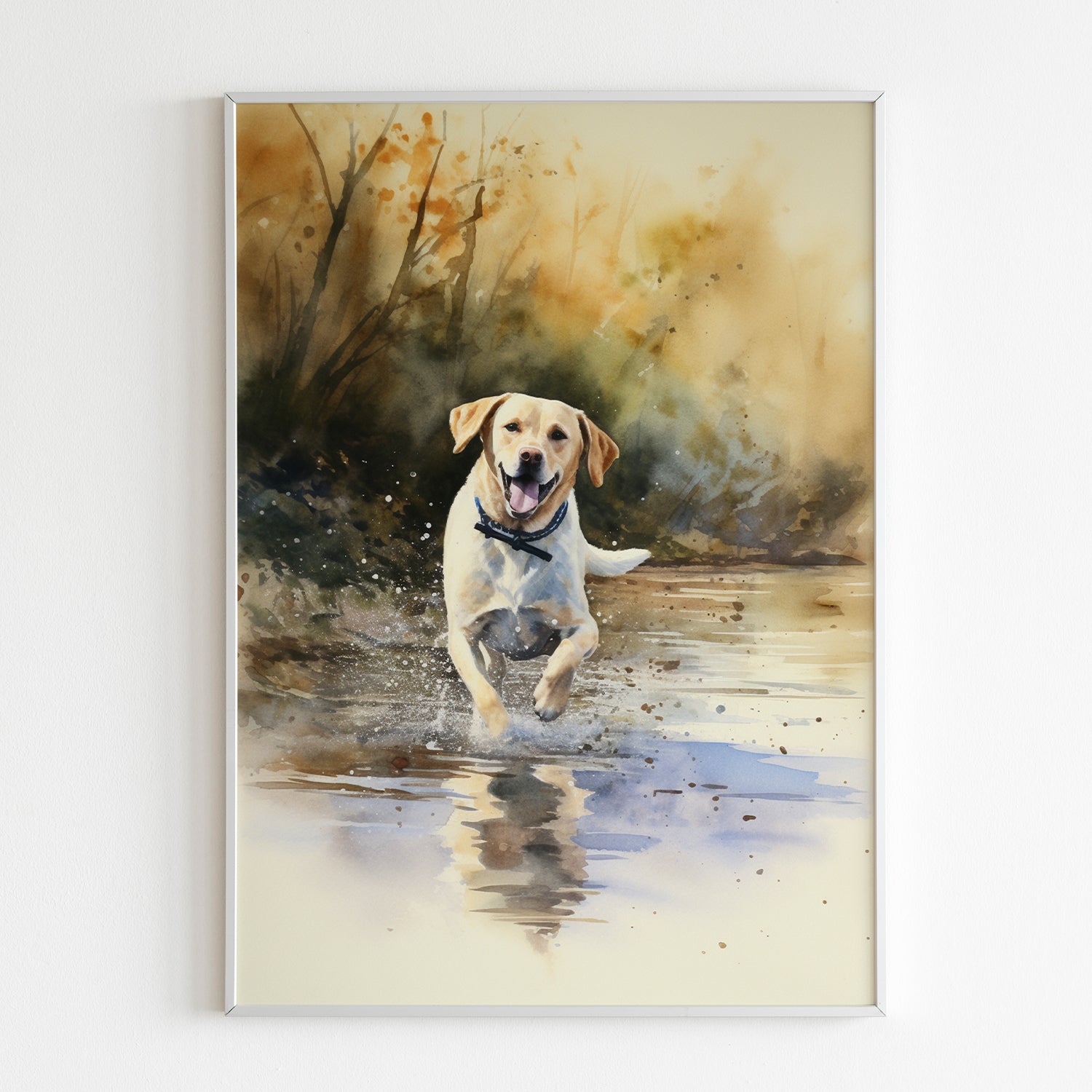 Customisable Pet Portrait in Watercolor - Timeless Souvenir