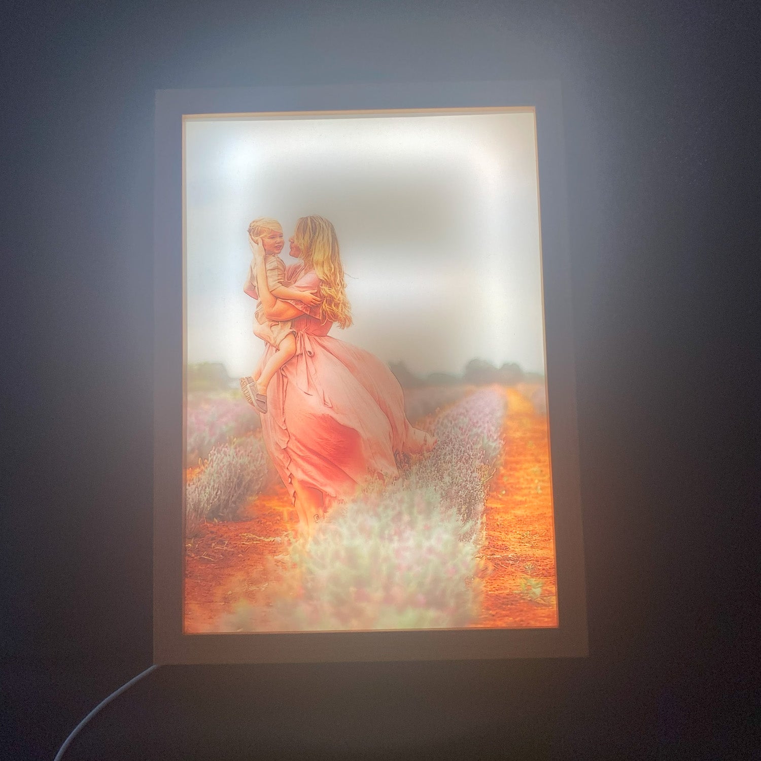 Personalised Art LED Light-Up Frame From Your Photo