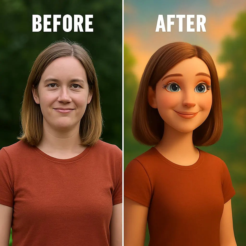 Pixar Style Portrait (DIGITAL ONLY)