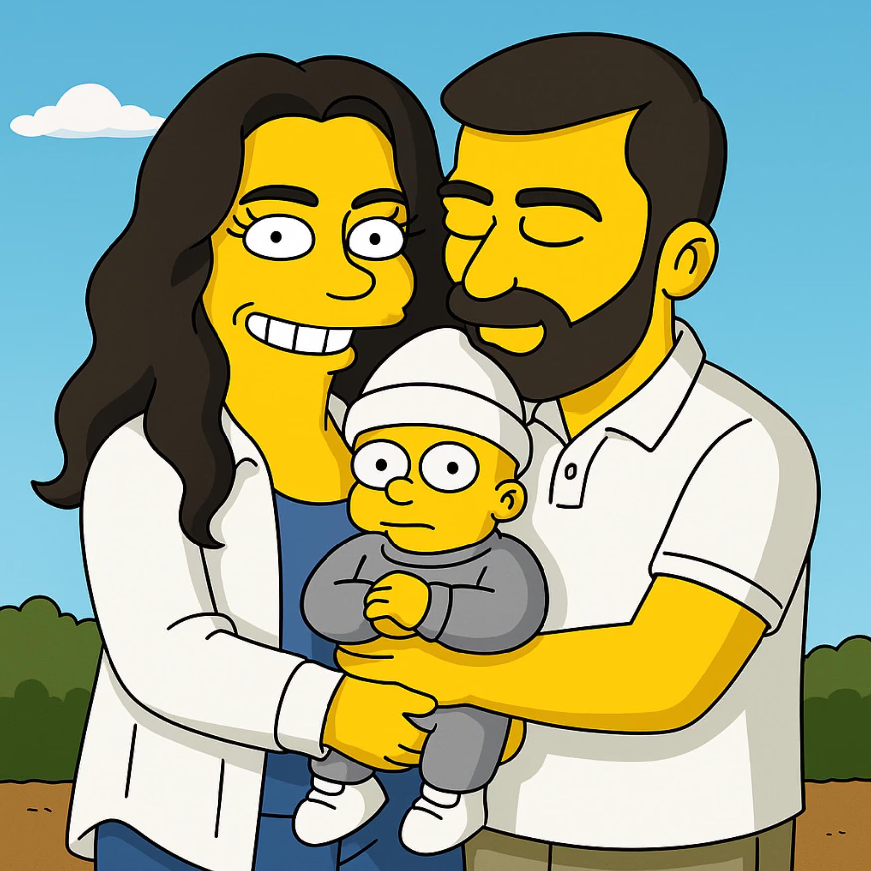 Custom Cartoon Family Portrait from Photo | Personalised Couple or Family Illustration