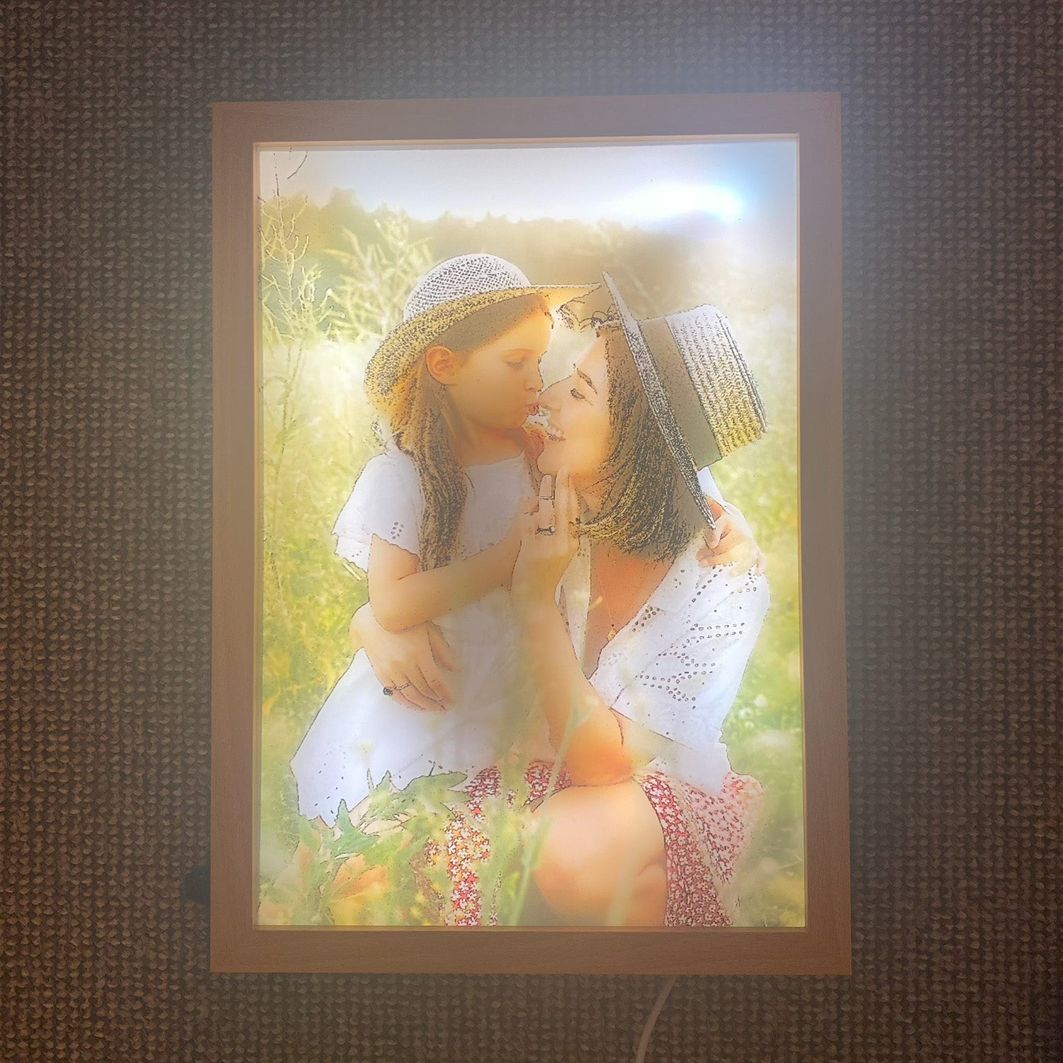 Personalised Art LED Light-Up Frame From Your Photo