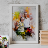 Personalised Portrait For Grandparents, Grandpa/ Grandma Perfect Gift