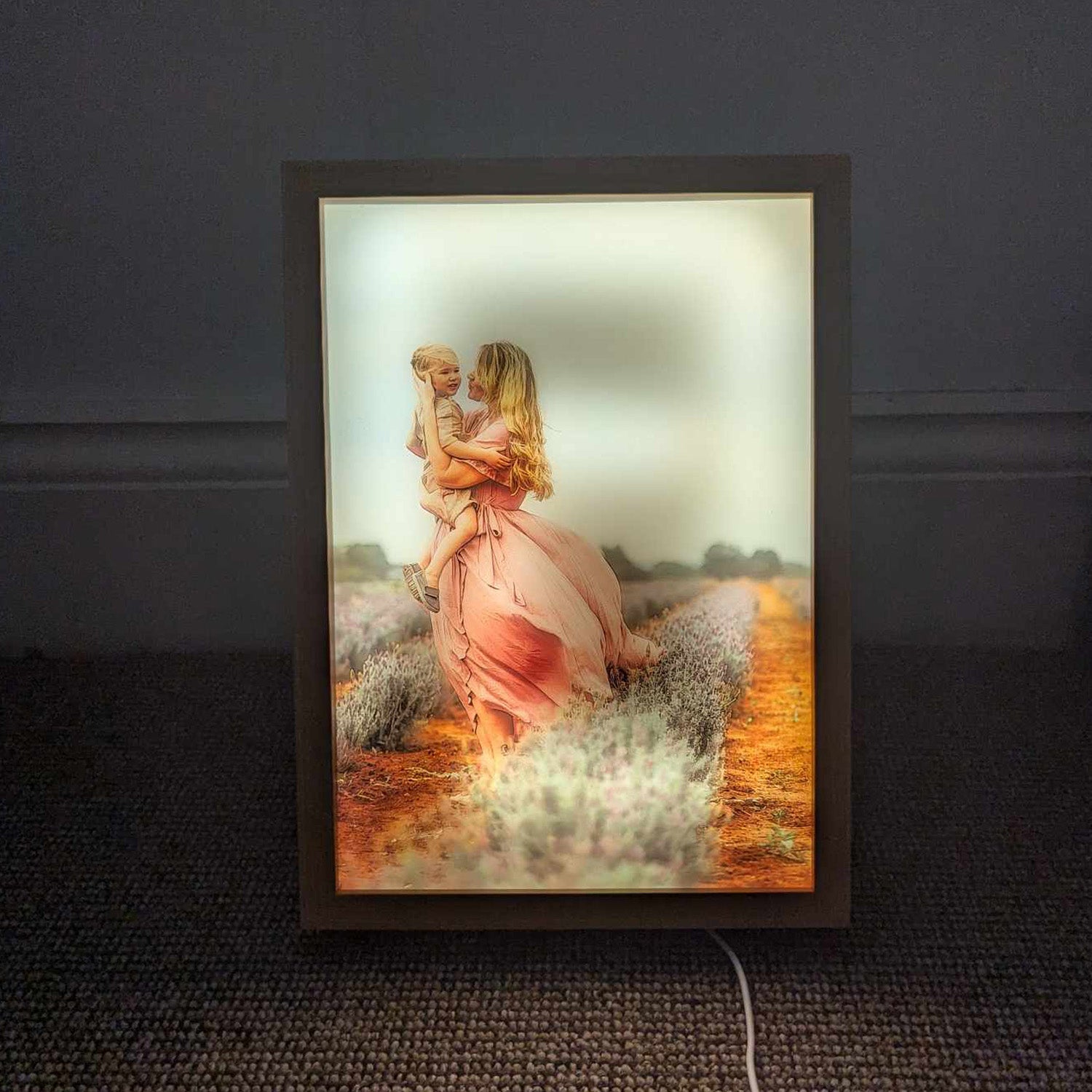 Personalised Art LED Light-Up Frame From Your Photo