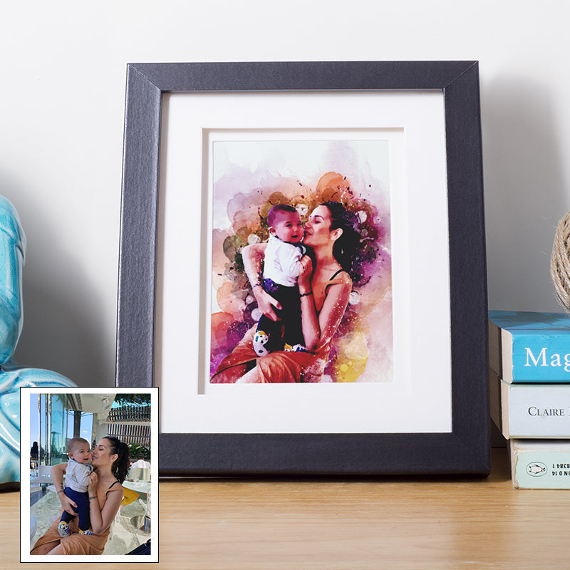 Personalised Art Gift From Photo Painting Portrait