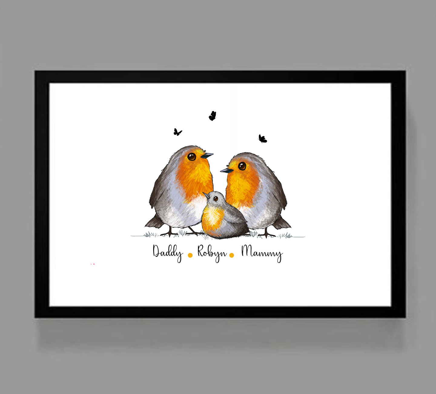 Family of Robins Print